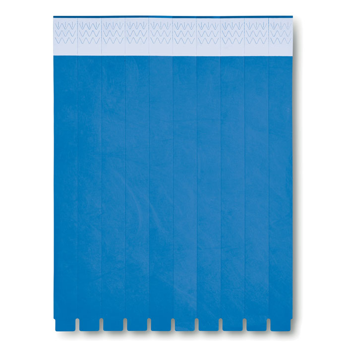 Bracelet de contrôle personnalisé TYVEK® Bleu royal